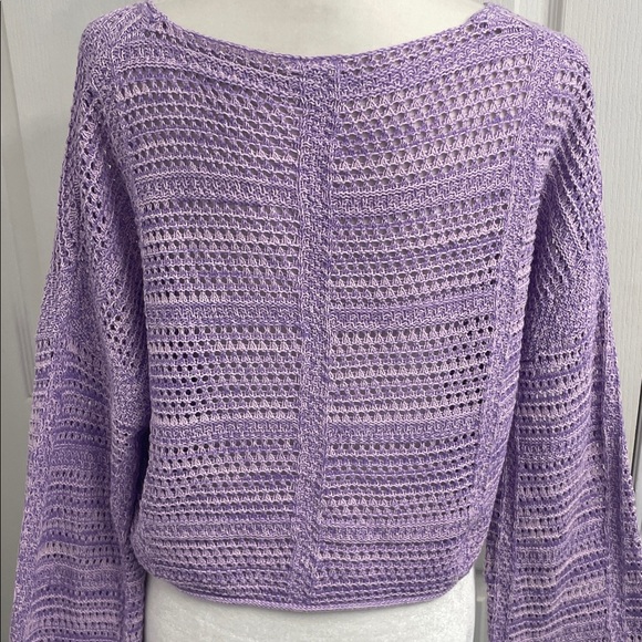 Lavender Knit Women's Sweater - Picture 6 of 11
